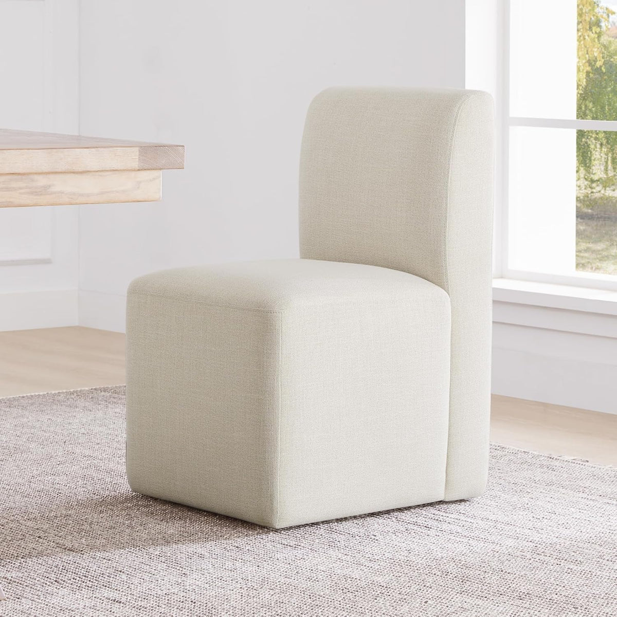 Goods Spring 904 — Upholstered Dining Chairs with Hidden Casters, Set of 2