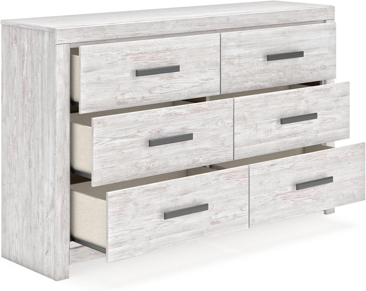 Goods Spring 317 — Whitewash Six-Drawer Dresser