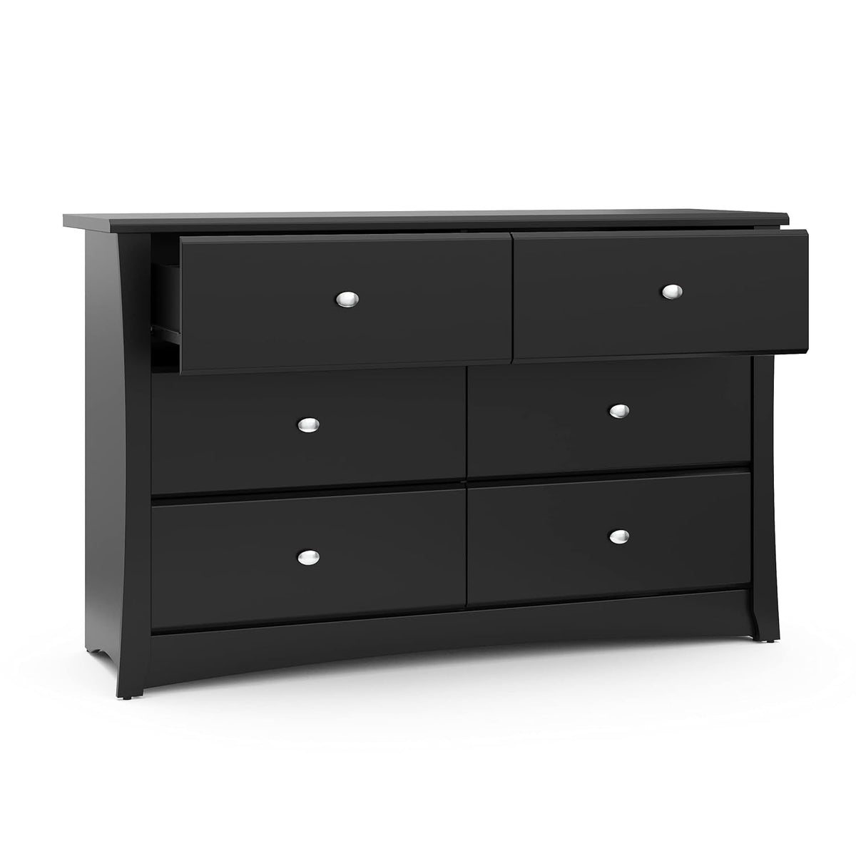Goods Spring 326 — Black Six-Drawer Dresser