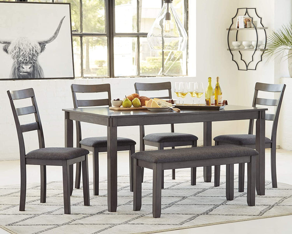 Goods Spring 810 — Gray 6-Piece Dining Set