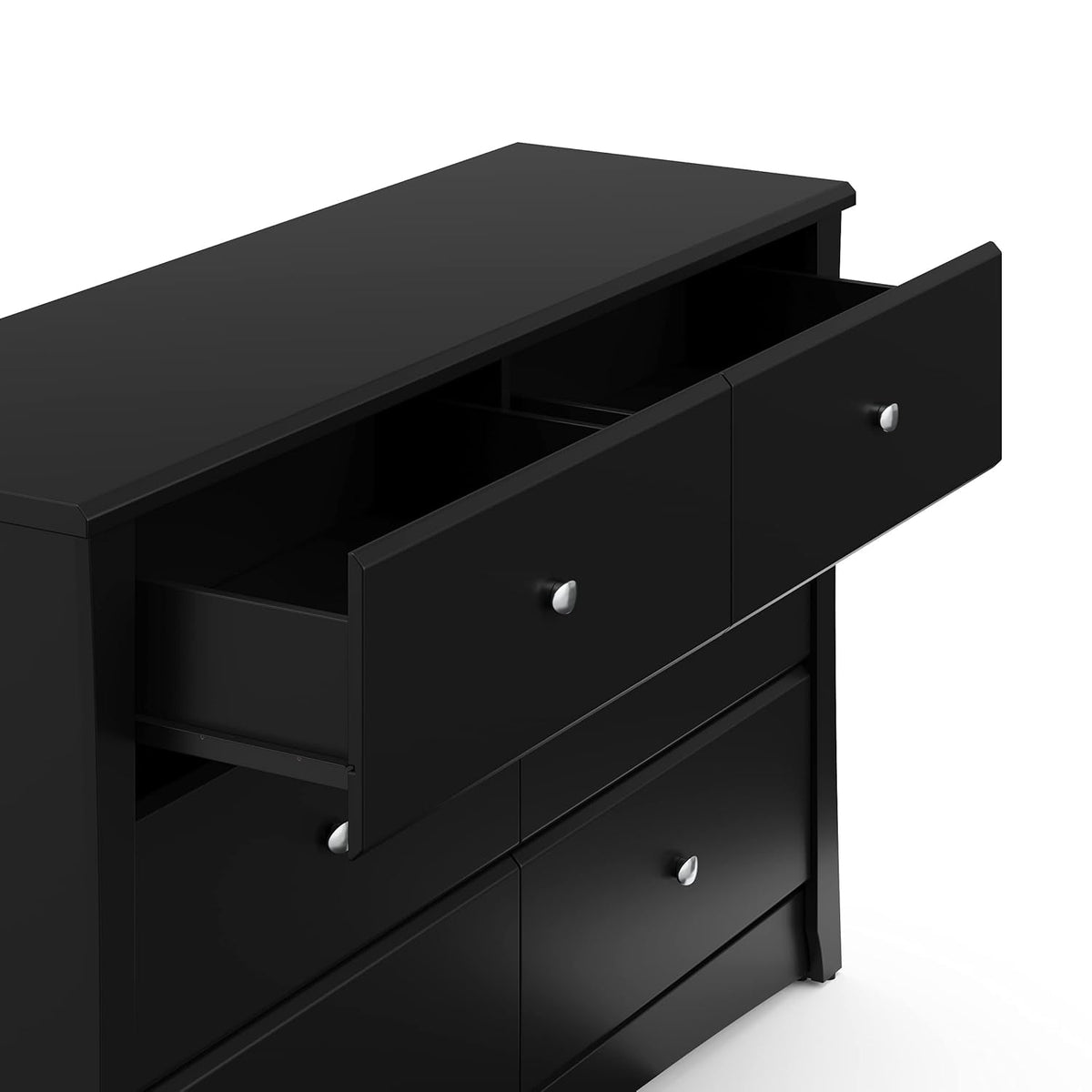 Goods Spring 326 — Black Six-Drawer Dresser