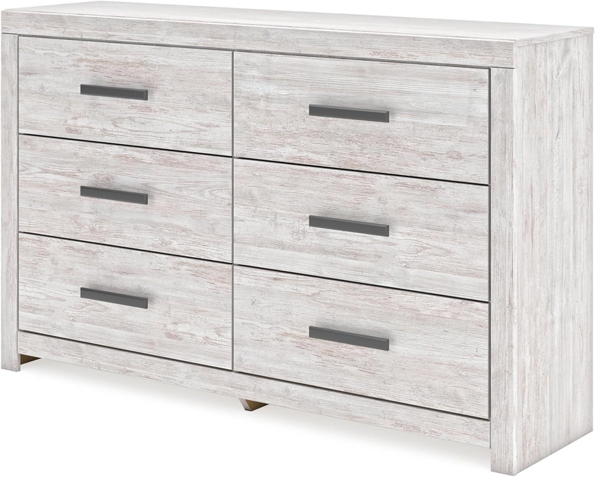Goods Spring 317 — Whitewash Six-Drawer Dresser