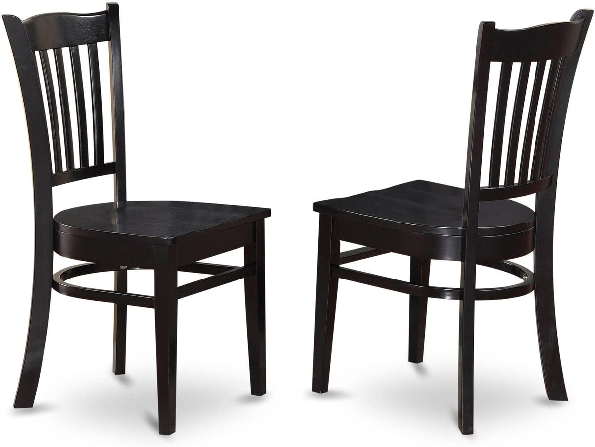 Goods Spring 813 — Black 3-Piece Round Dining Set