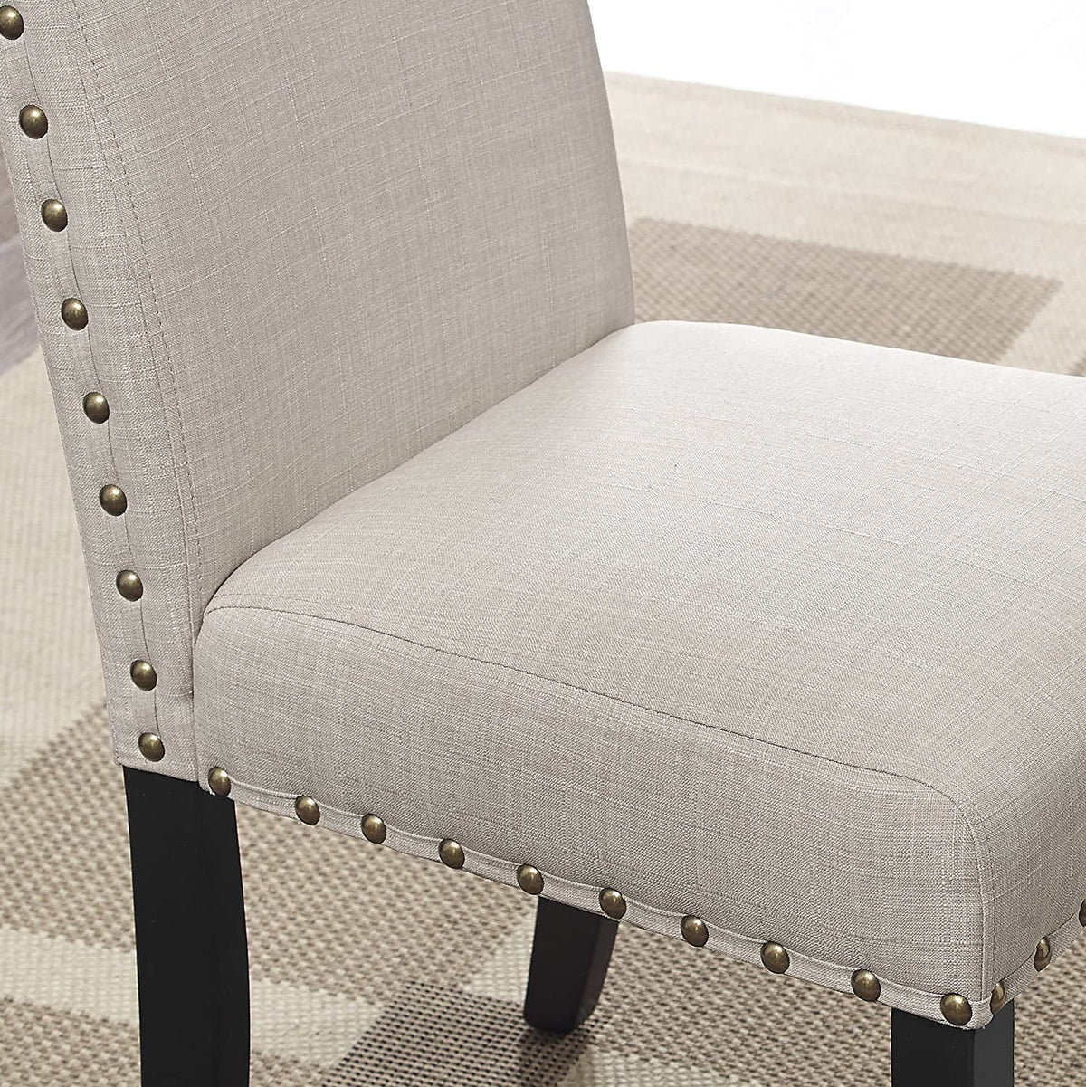 Goods Spring 820 — 5-Piece Round Dining Set with Nailhead Trim