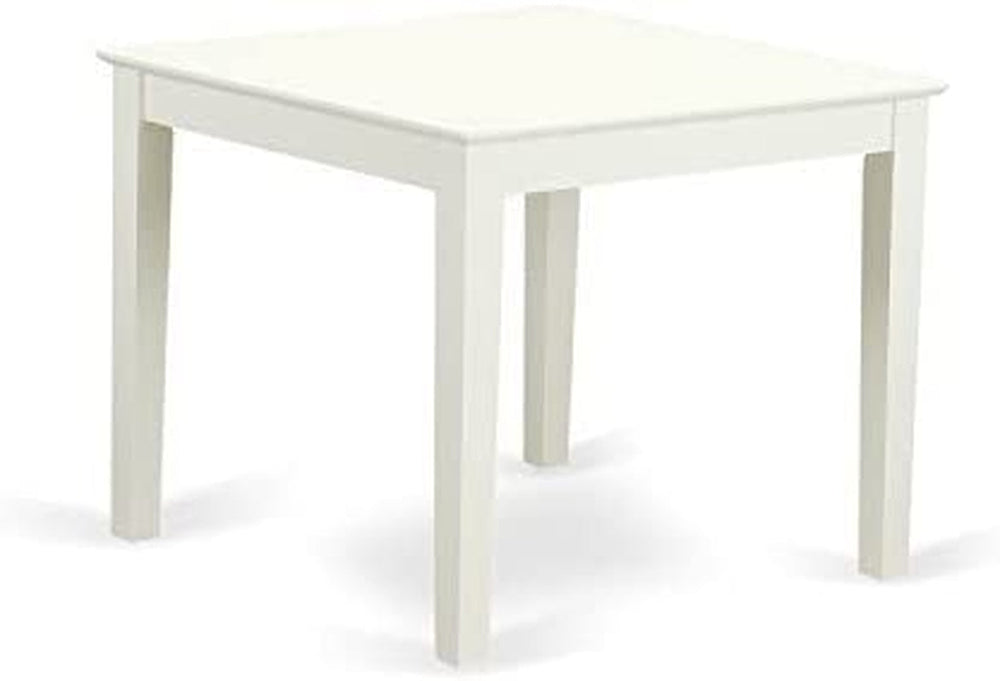 Goods Spring 822 — Linen White 36-Inch Square Dining Table