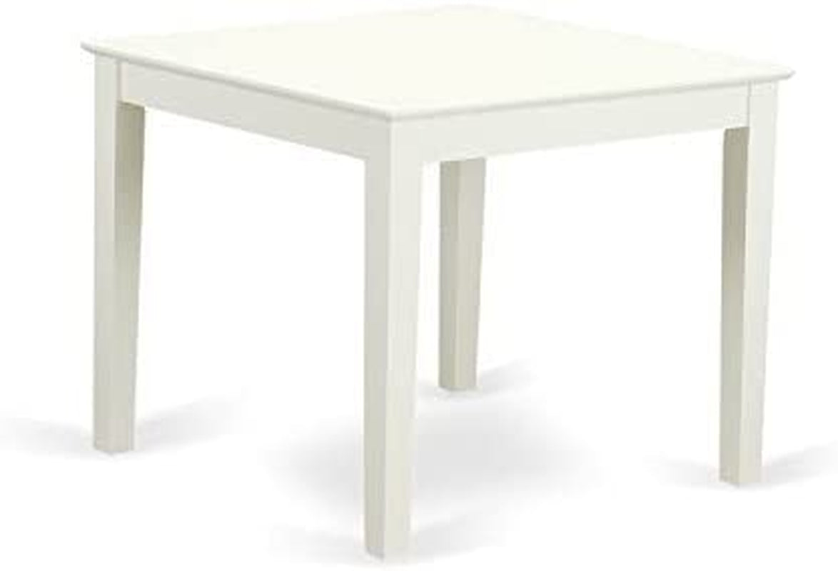 Goods Spring 822 — Linen White 36-Inch Square Dining Table