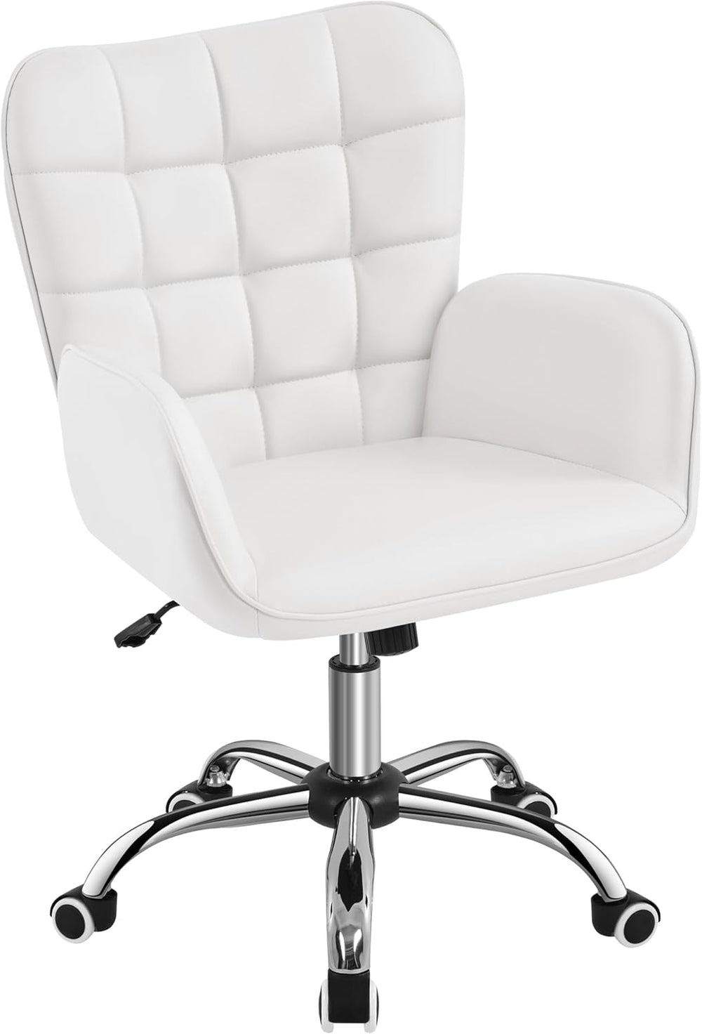 Goods Spring 603 — White Wingback Swivel Office Chair