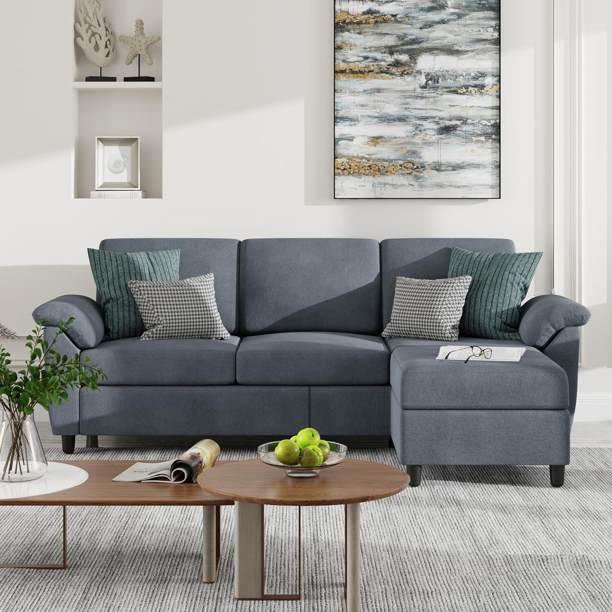 Goods Spring 509 — Gray Configurable Sectional