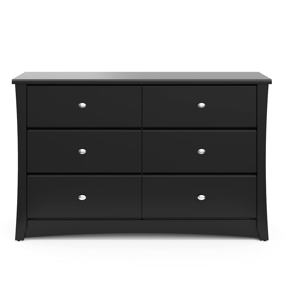 Goods Spring 326 — Black Six-Drawer Dresser
