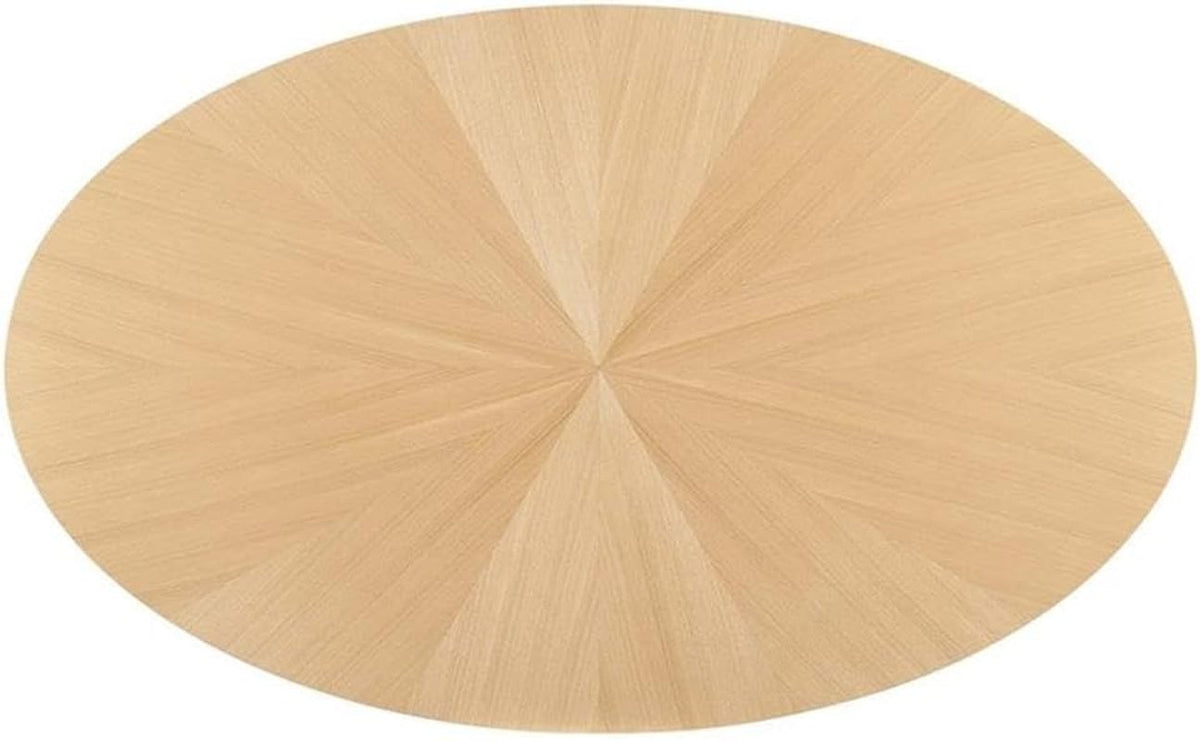 Goods Spring 812 — 71-Inch Oak-Finish Oval Dining Table