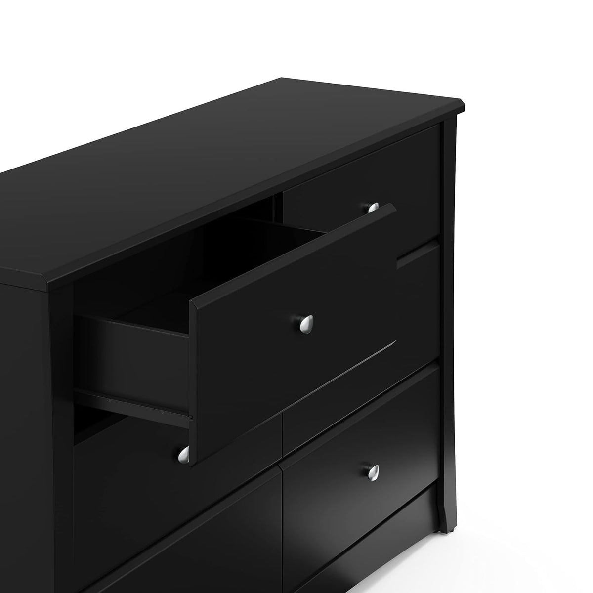 Goods Spring 326 — Black Six-Drawer Dresser